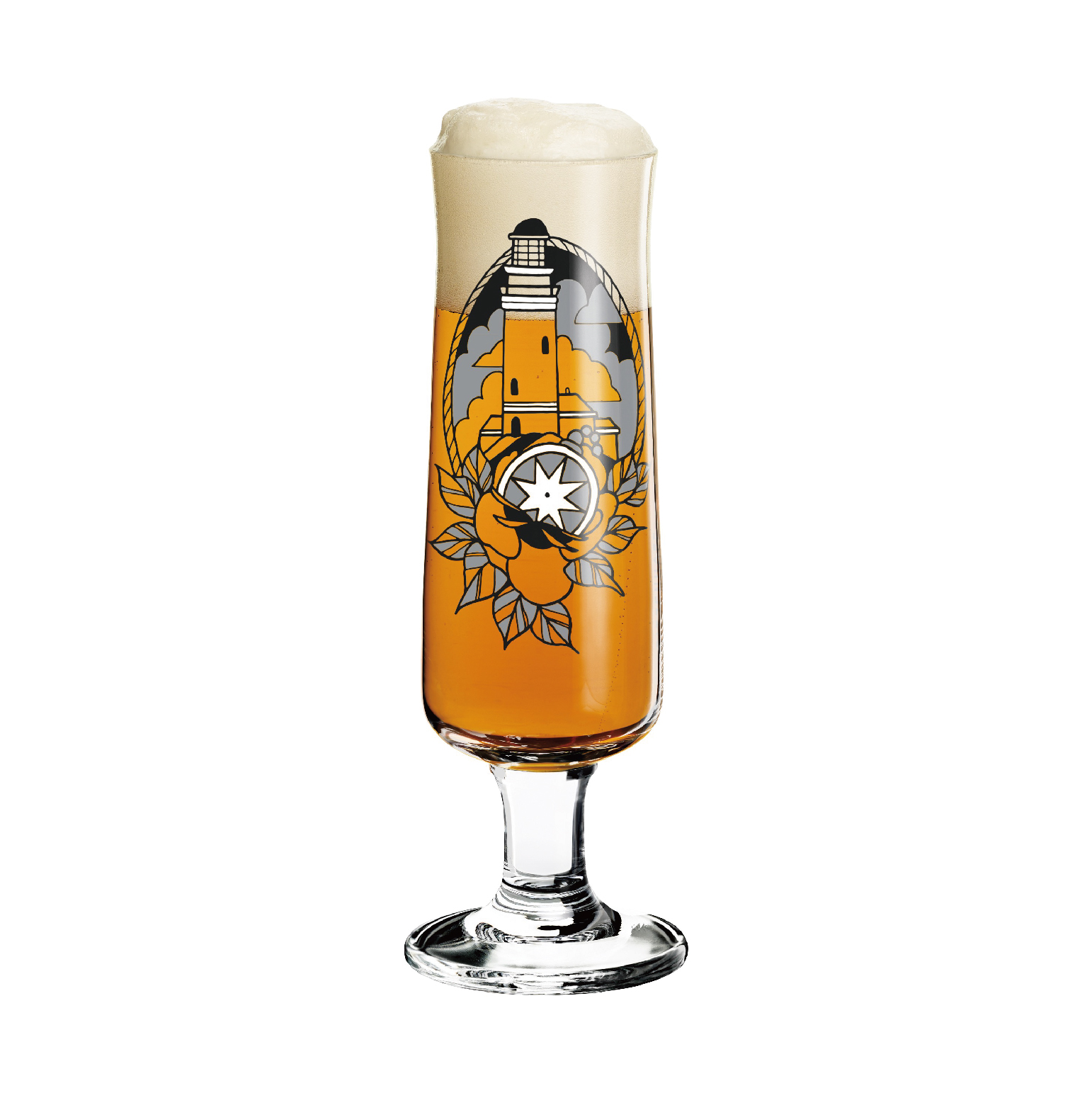 【德國 RITZENHOFF】 新式啤酒杯 -燈塔-390ML
