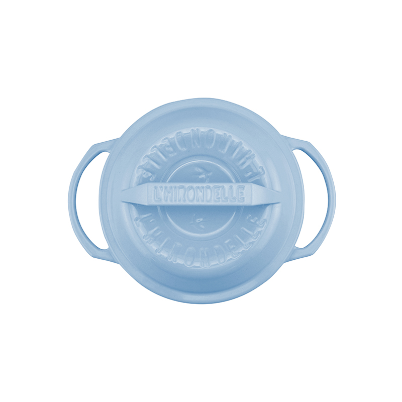 日本燕子鍋-不鏽鋼琺瑯鍋18公分(深型)-蘇打藍