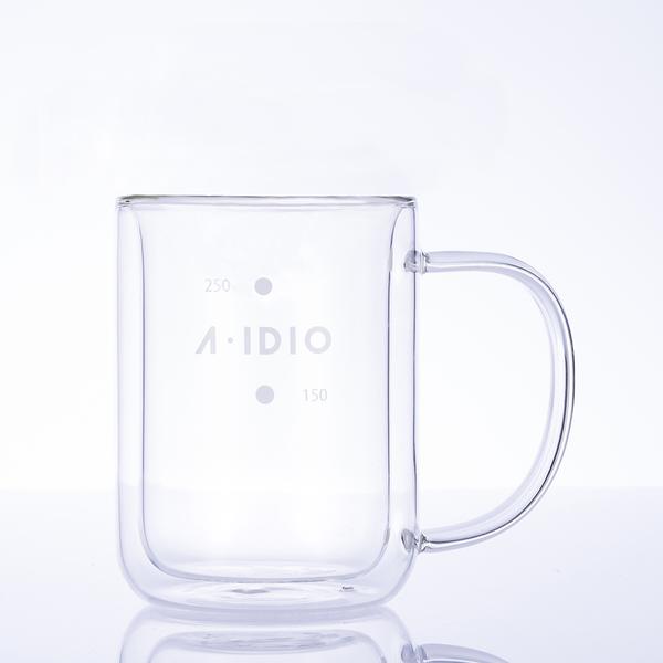 A-IDIO｜雙層隔熱保溫玻璃杯(310ml)