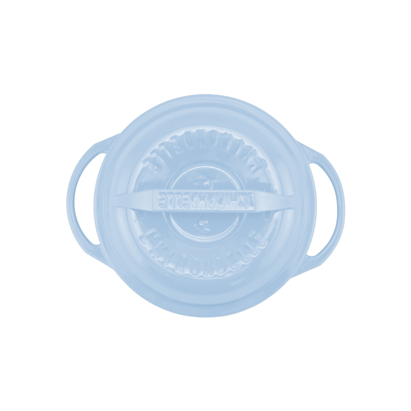 日本燕子鍋-不鏽鋼琺瑯鍋20公分(淺型)-蘇打藍
